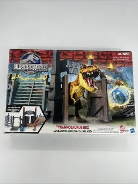 7526040000 HASBRO Tyrannosaurus Rex Lockdown Playset Jurassic
