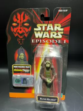 84091 HASBRO Star Wars Episode Rune Haako Commtech Chip Card