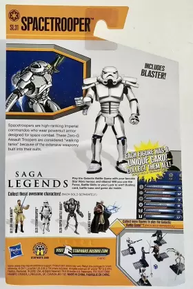 97560 HASBRO Star Wars Saga Legends Spacetrooper Blaster #2
