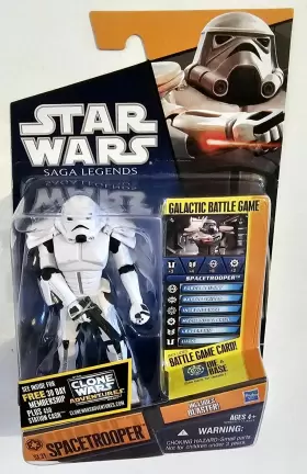 97560 HASBRO Star Wars Saga Legends Spacetrooper Blaster