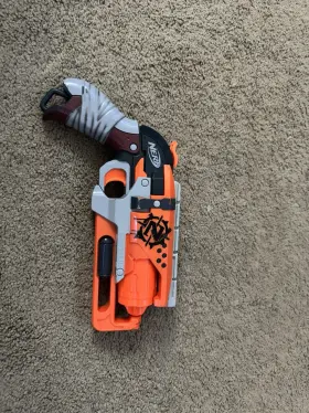 E0489 HASBRO Nerf Micro Shots Zombie Strike Hammershot Gun
