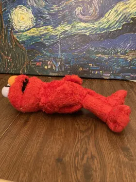 E4467 HASBRO Elmo English Spanish Talking Singing Love Hug #3