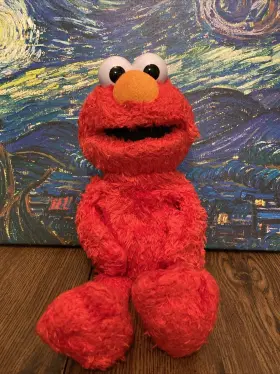 E4467 HASBRO Elmo English Spanish Talking Singing Love Hug