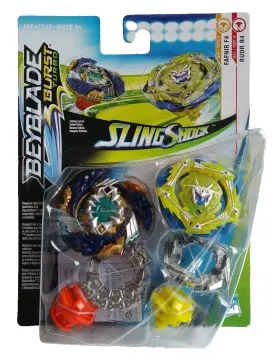 E4750 HASBRO Beyblade Burst Sling Shock Pack Fafnir Rudr Kids