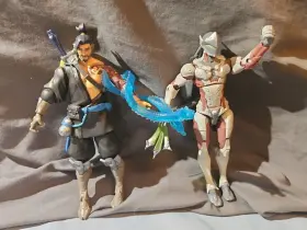 E6496AS00 HASBRO Overwatch Ultimates Genji Hanzo Action Loose