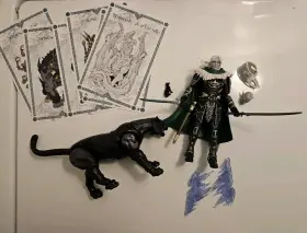 F1238 HASBRO Dungeons Dragons Forgotten Realms Drizzt Figure