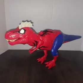 F3737 HASBRO Marvel Web Chompin Rex Dinosaur Sound