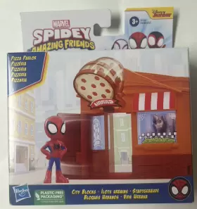 F8361 HASBRO Spidey His Friends Blocks Bank Pizza Parlor #2