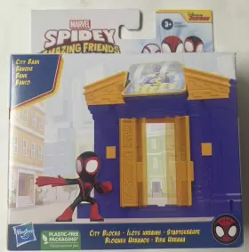 F8361 HASBRO Spidey His Friends Blocks Bank Pizza Parlor #3