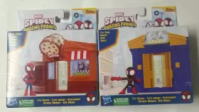 F8361 HASBRO Spidey His Friends Blocks Bank Pizza Parlor