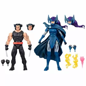 F9040 HASBRO Marvel Legends Wolverine Psylocke Action Figures