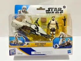 G0373 HASBRO Star Wars Epic Action Scout Trooper Speeder Bike