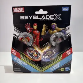 195166265353 HASBRO TOYS Beyblade Marvel Iron Vs Thanos Dual