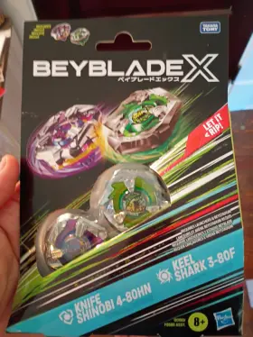 195166265483 HASBRO TOYS Beyblade Knife Shinobi Keel Shark