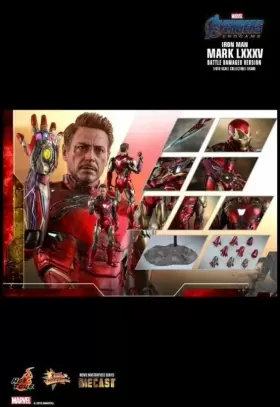 895228602534 HOT TOYS Endgame Iron Lxxxv Battle Figure #3