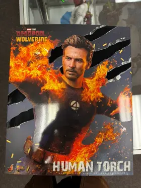 895228620545 HOT TOYS Human Torch Figure Deadpool Wolverine