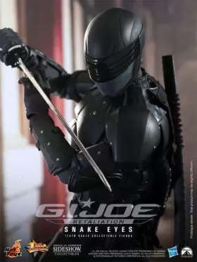 MMS192 HOT TOYS Joe Retaliation Snake Eyes Ninja Figure #3