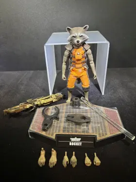 MMS252 HOT TOYS Rocket Gotg Vol Scale Loose Box