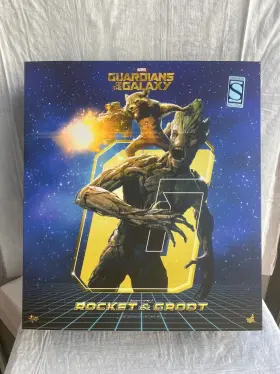 MMS254 HOT TOYS Marvel Guardians Galaxy Rocket Groot Sideshow #2