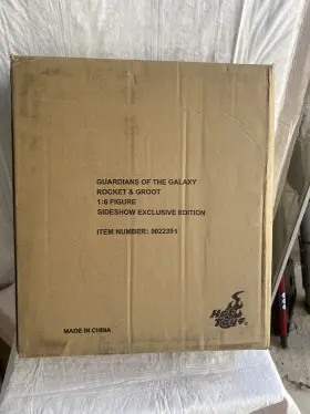 MMS254 HOT TOYS Marvel Guardians Galaxy Rocket Groot Sideshow