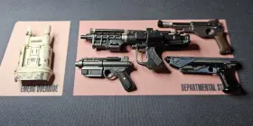 MMS699 HOT TOYS Star Wars Battle Droid Blaster Rifle Binos Ht
