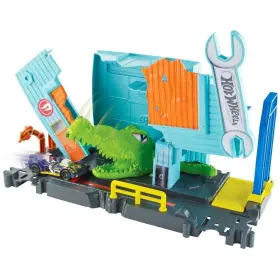 FNB06 HOT WHEELS Gator Garage Attack Playset