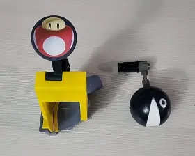 GKY48 HOT WHEELS Mario Kart Track Chain Chomp Mattel Launcher