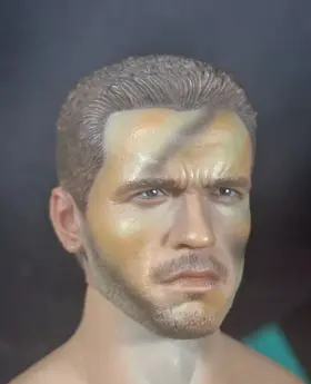 MMS-72 HOTTOYS Predator Dutch Alan Schaefer Scale Head Sculpt