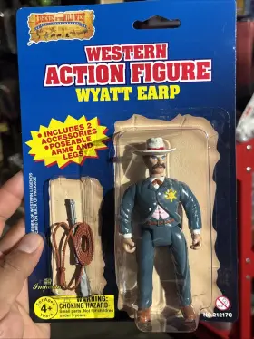 8719D IMPERIAL Toys Legends Wild West Wyatt Earp Figure