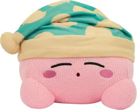 T12477 Nuiguru Knit Kirby Sleeping Plushie Crochet Collec