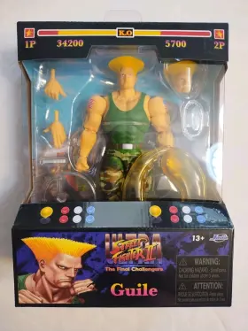 Figure JADA TOYS Capcom Ultra Street Fighter Guile Action