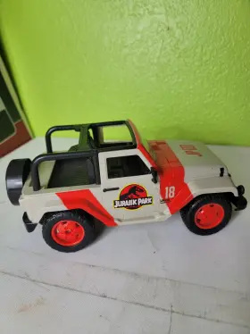 95A8BDC3-40 JADA TOYS Jurassic Park Jeep Wrangler Remote