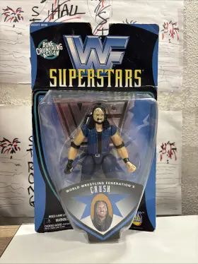 80760 JAKKS Wwf Crush Pacific Wrestling Figure Bca Wwe Wcw