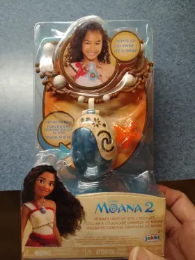 23761 JAKKS PACIFIC Disney Moana Light Up Necklace Box