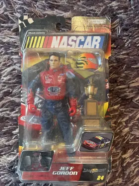 24171 JAKKS PACIFIC Jeff Gordon Nascar Action Figure Trophy