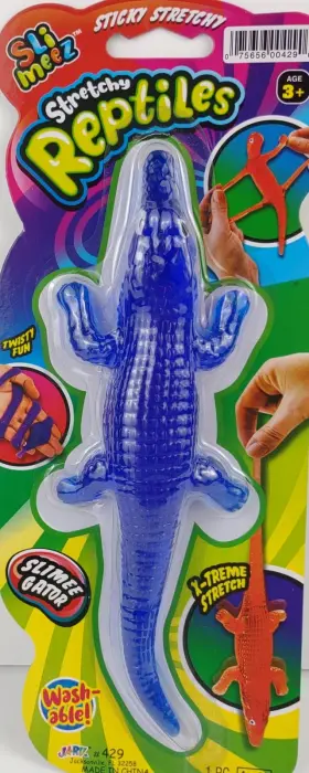 9251224 JARU Slimy Gator Ja Ru Stretchable Toy Stretchy