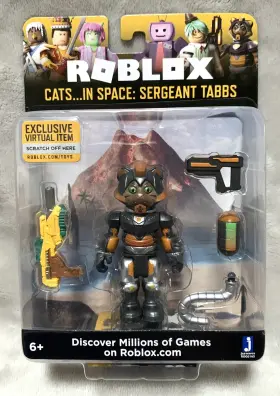 191726015222 JAZWARES Roblox Cats Space Sergeant Tabbs Action