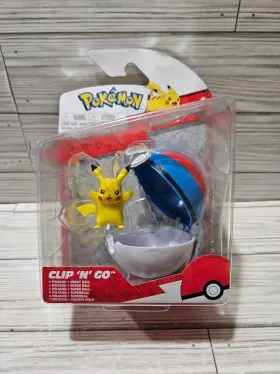 191726424680 JAZWARES Pikachu Great Ball Pokemon Clip Ftnft