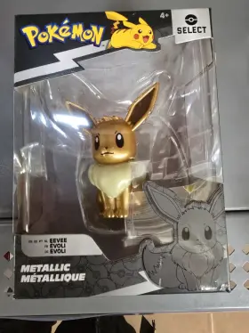 Metallic JAZWARES Pokemon Select Eevee Battle Figure