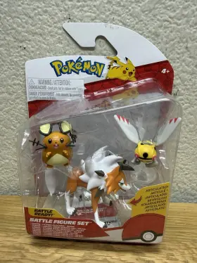 191726756002 JAZWARES Pokemon Battle Figure Set Dedenne Dusk