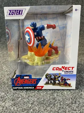 193847006448 JAZWARES Zoteki Connect Create Avenger Captain