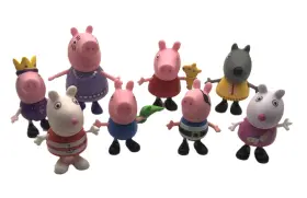 885822381335 JAZWARES Peppa Friends Figure Set Toy