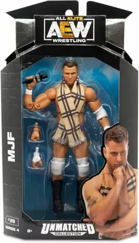 AEW0247 JAZWARES Mjf Scarf Aew Unmatched Toy Wrestling Action