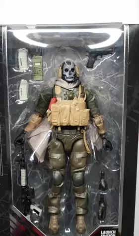 COD0037 JAZWARES Warfare Ghost Jawbone Figure Launch Seald #2