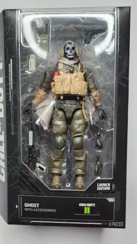 COD0037 JAZWARES Warfare Ghost Jawbone Figure Launch Seald #3