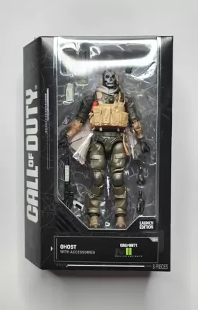 COD0037 JAZWARES Warfare Ghost Jawbone Figure Launch Seald