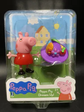 681326965244 JAZWARES Peppa Toy Figure Dresses Up Box