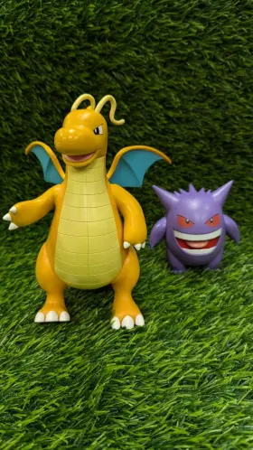 PKW2760 JAZWARES Pok Master Journeys Gengar Dragonite Action