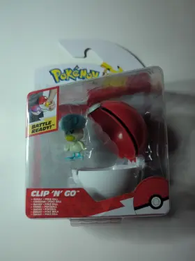PKW3630 JAZWARES Pokemon Clip Ftnft Go Quaxly Poke Ball Toy