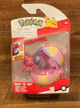 PKW3631 JAZWARES Pokemon Clip Ftnft Go Tinkatink Heal Ball